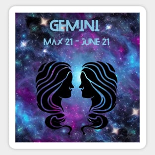 star sign Gemini Sticker